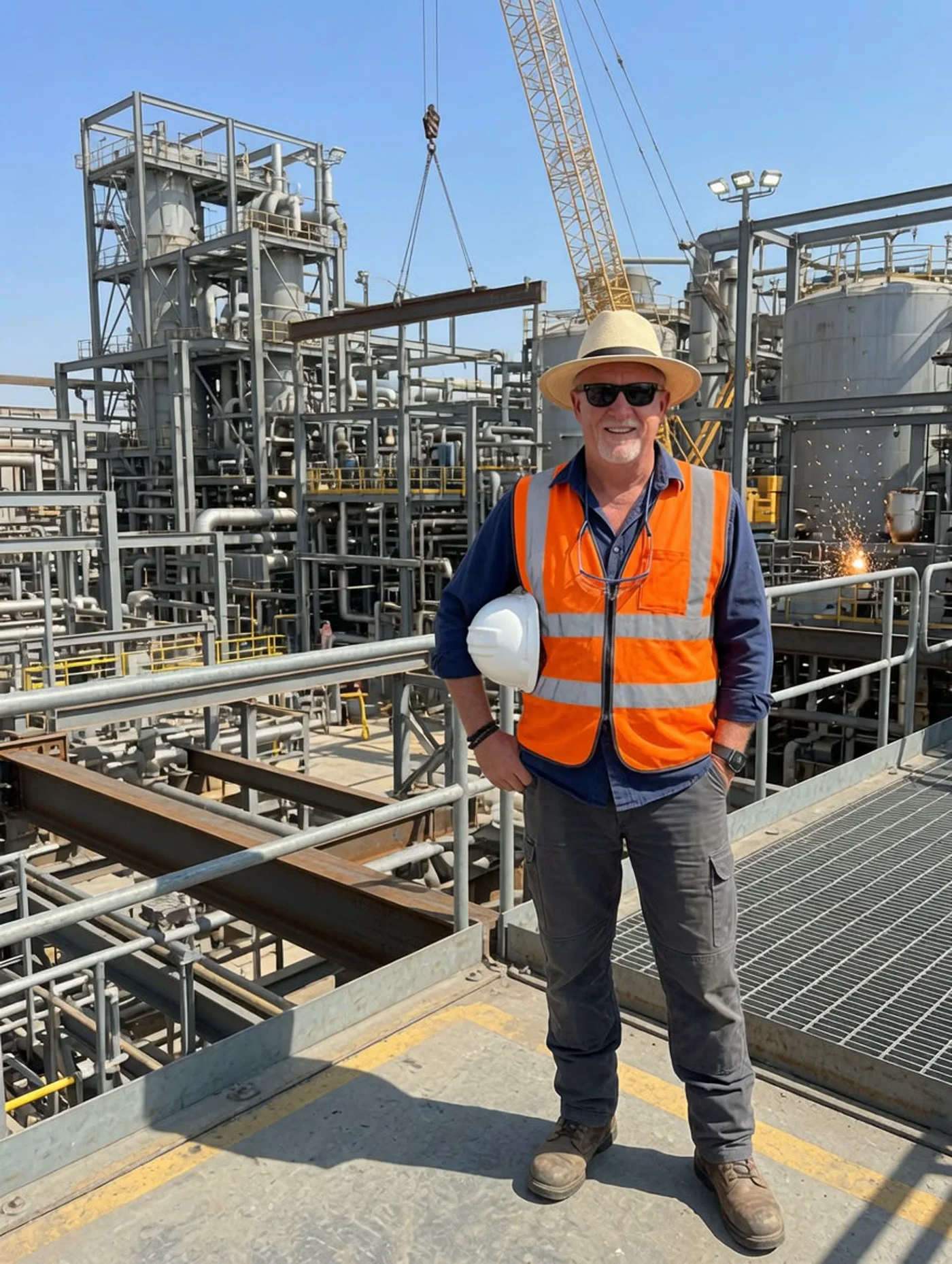 Michael Walter, Head of Operations, at an industrial facility